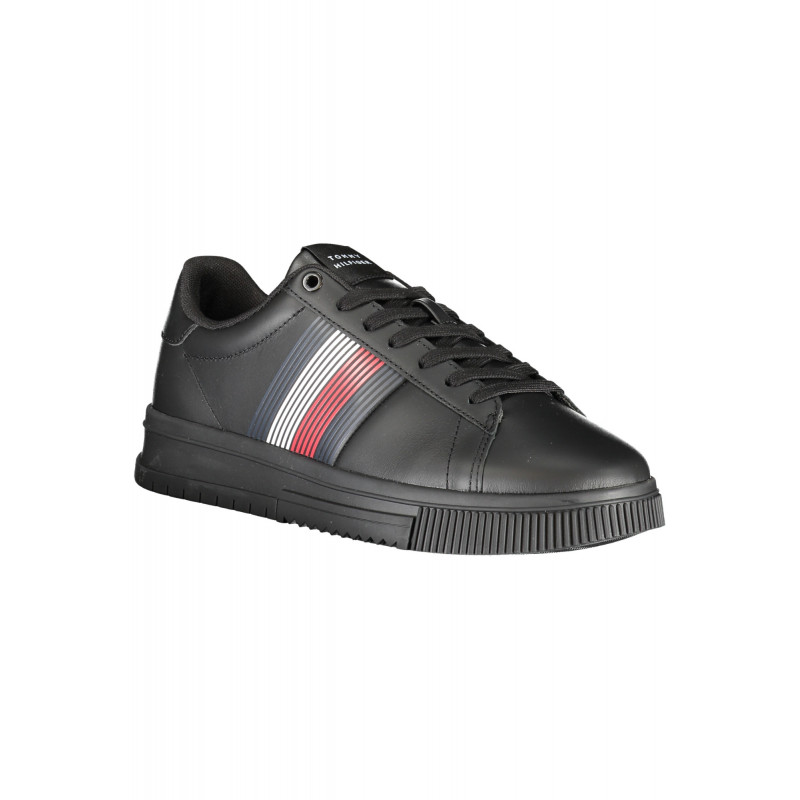 CHAUSSURES DE SPORT POUR HOMMES TOMMY HILFIGER NOIRES