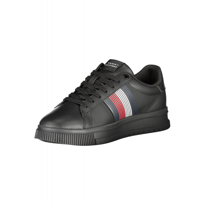 TOMMY HILFIGER BLACK MEN'S SPORTS SHOES