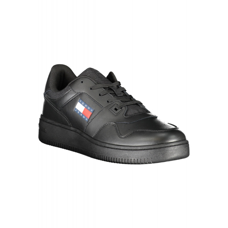 TOMMY HILFIGER BLACK MEN'S SPORTS SHOES
