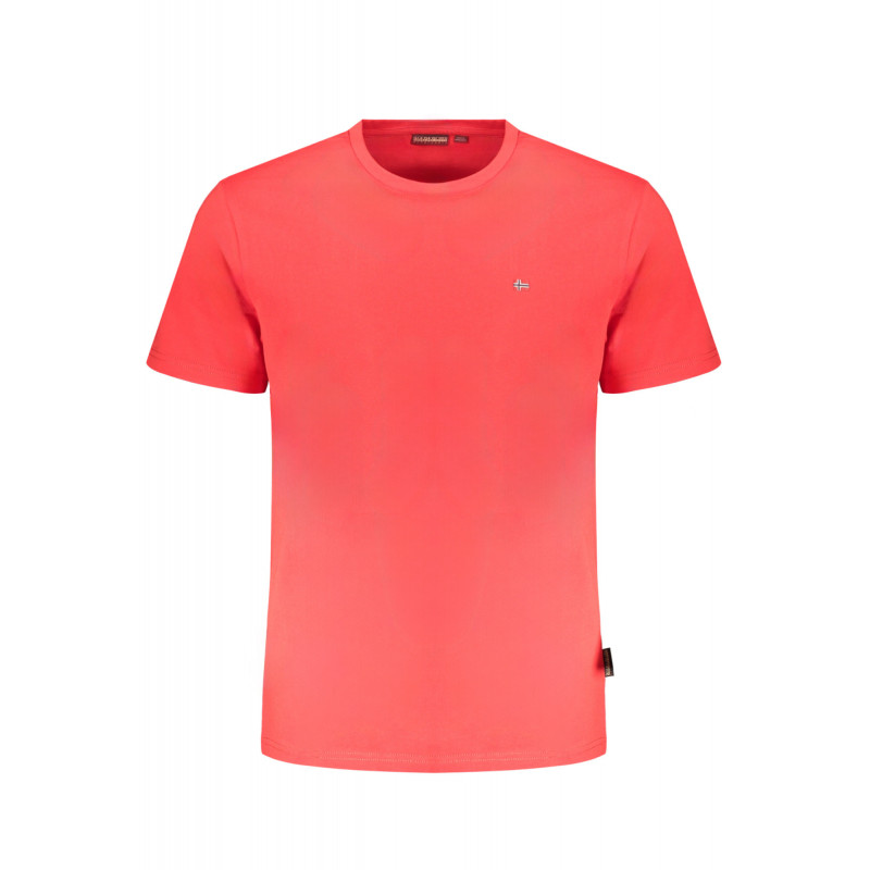 NAPAPIJRI HERREN-ROTES KURZARM-T-SHIRT