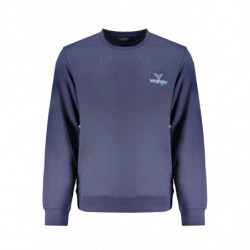 WRANGLER HERREN-SWEATSHIRT BLAU MIT REISSVERSCHLUSS