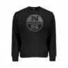 NORTH SAILS MEN'S BLACK ZIP-UP SWEATSHIRT