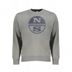 SWEAT-SHIRT SANS FERMETURE ÉCLAIR GRIS POUR HOMMES NORTH SAILS
