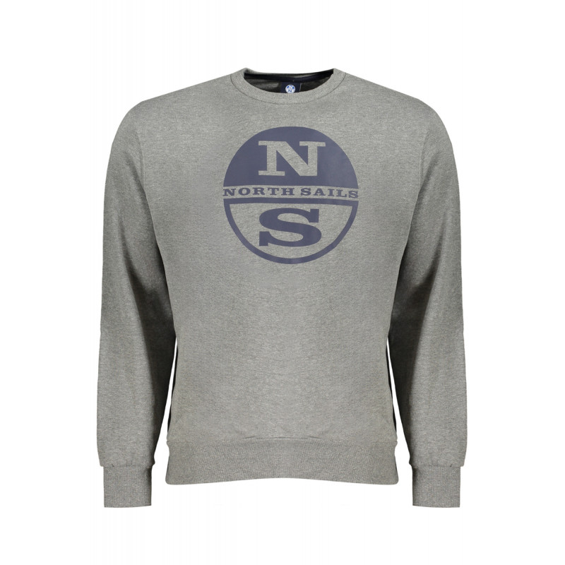 NORTH SAILS MEN'S ZIP-UP SWEATSHIRT GREY