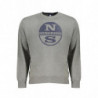 SWEAT-SHIRT SANS FERMETURE ÉCLAIR GRIS POUR HOMMES NORTH SAILS
