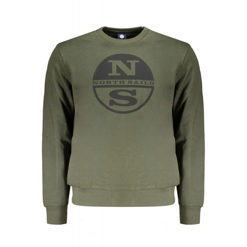 NORTH SAILS MEN'S ZIP-UP SWEATSHIRT GREEN