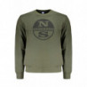 SUDADERA HOMBRE SIN CREMALLERA VERDE NORTH SAILS