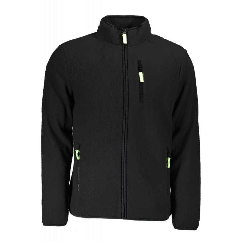 NORWAY 1963 MEN'S BLACK ZIP-UP SWEATSHIRT
