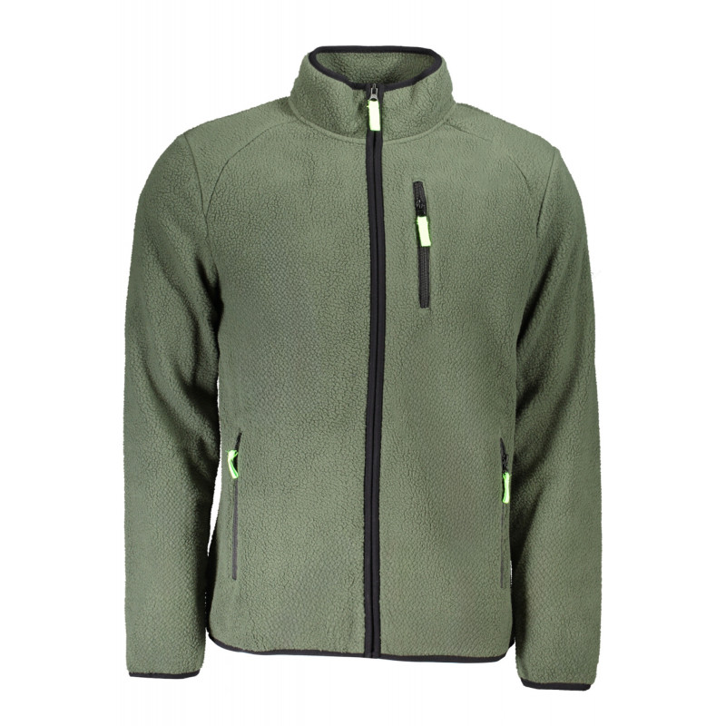 NORVÈGE 1963 SWEAT-SHIRT ZIPPÉ VERT POUR HOMME