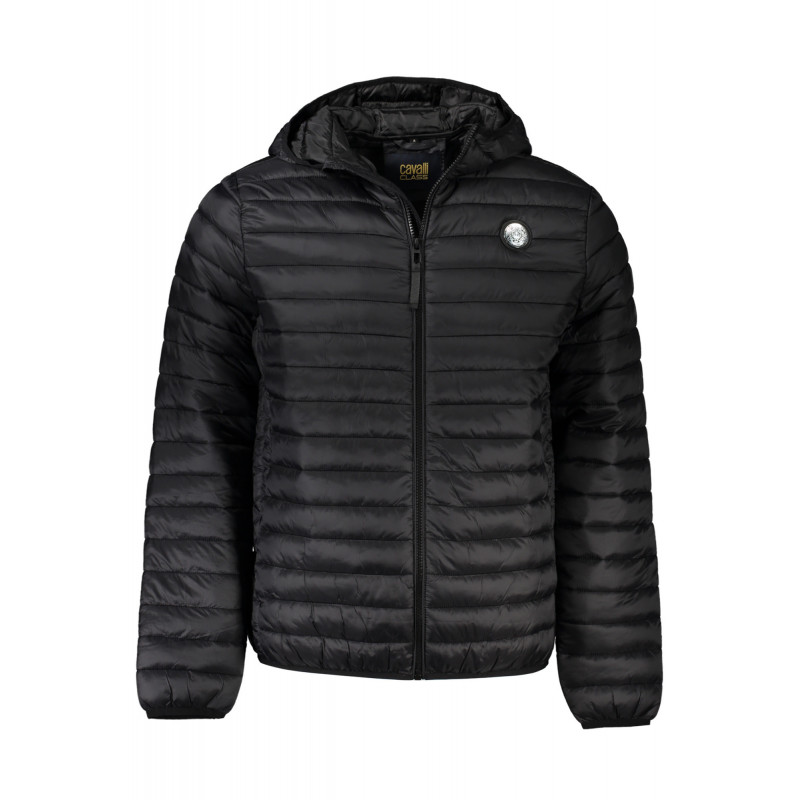 CAVALLI CLASS MEN'S BLACK JACKET