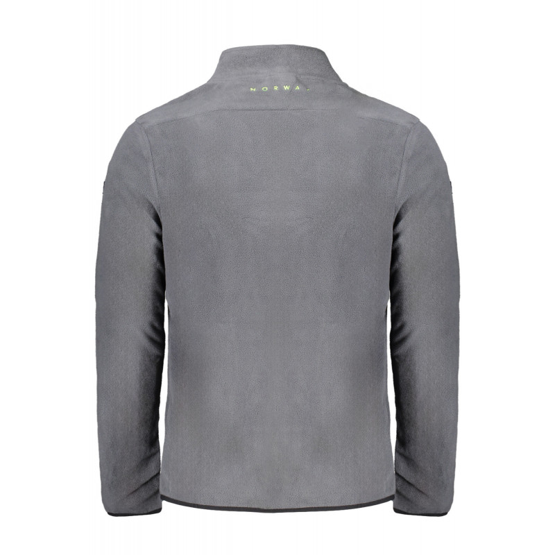 SUDADERA HOMBRE CREMALLERA GRIS NORUEGA 1963