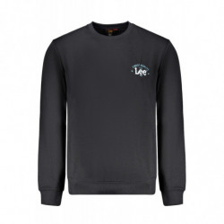 SWEAT-SHIRT SANS FERMETURE ÉCLAIR NOIR LEE POUR HOMMES