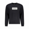 NAPAPIJRI SWEAT-SHIRT SANS FERMETURE ÉCLAIR NOIR POUR HOMMES
