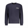NAPAPIJRI BLAUES SWEATSHIRT FÜR HERREN MIT REISSVERSCHLUSS