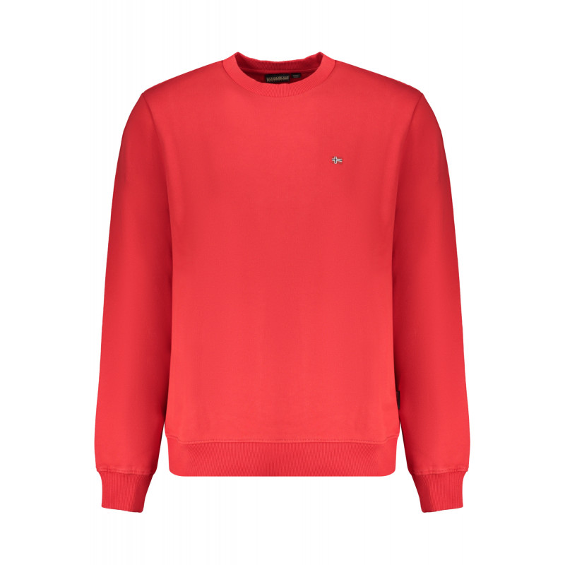 NAPAPIJRI ROTES ZIP-OUT-SWEATSHIRT FÜR HERREN