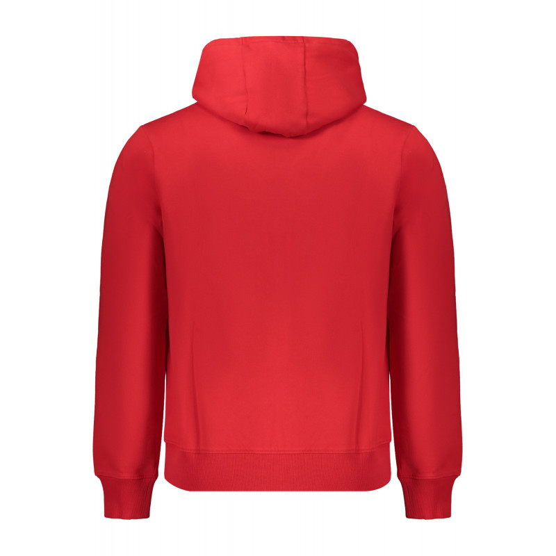 NAPAPIJRI SWEAT-SHIRT ZIPPÉ ROUGE POUR HOMMES