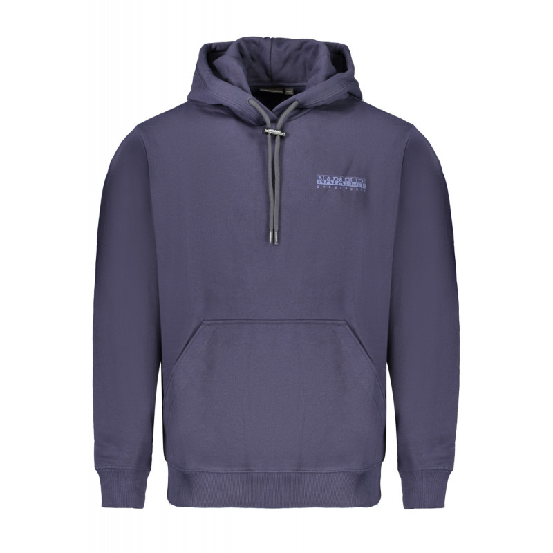 NAPAPIJRI SWEAT-SHIRT SANS FERMETURE ÉCLAIR BLEU POUR HOMMES