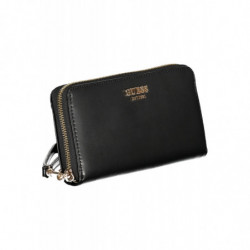 GUESS JEANS WOMEN'S WALLET BLACK